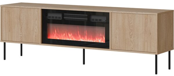 MEBLINE Komoda RTV s krbom ANDREA 180 EF 2D dub cremona