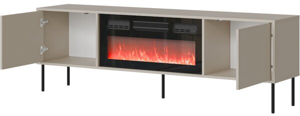MEBLINE Komoda RTV s krbom ANDREA 180 EF 2D kašmír