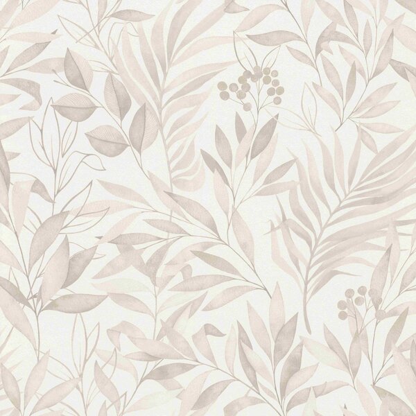 RASCH | Papierová tapeta na stenu Timeless Selection 286069 | 0,53 x 10,05 m | biela, šedá