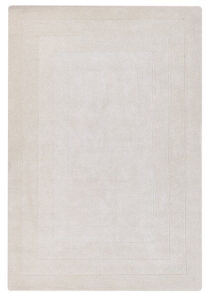 Koberec svetlobéžový viskóza a vlna jednofarebný 160 x 230 cm moderný glamour štýl obývacia izba spálňa