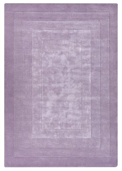 Koberec fialový viskóza a vlna jednofarebný 160 x 230 cm moderný glamour štýl obývacia izba spálňa