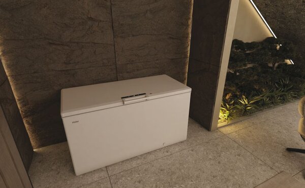 HAIER HCE520E - Truhlicová mraznička