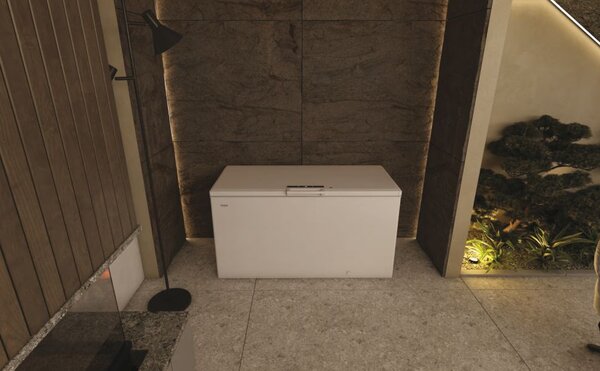 HAIER HCE520E - Truhlicová mraznička