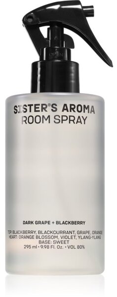Sister's Aroma Dark Grape + Blackberry bytový sprej 295 ml
