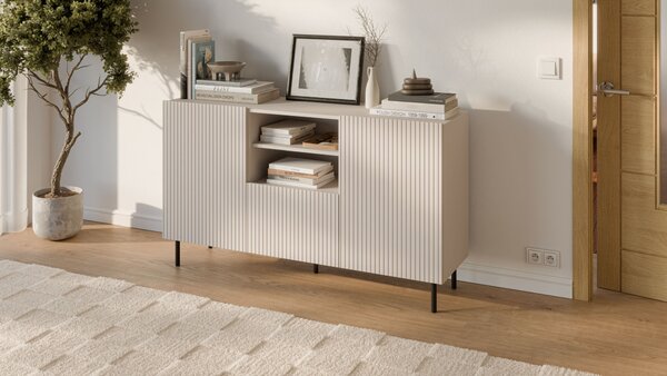 HALMAR Komoda PAXOS KM-1 150 cm kašmírová/čierna