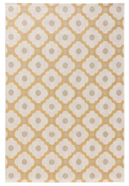 MOOD SELECTION Vega Beige/Yellow - exteriérový koberec