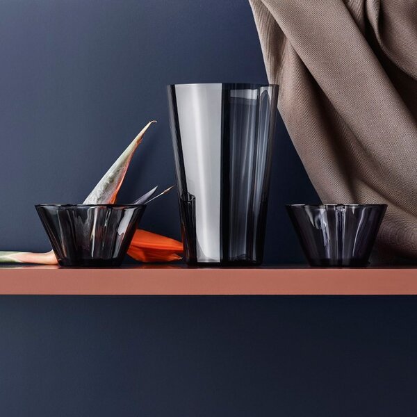 Iittala Váza Alvar Aalto 220mm, tmavo sivá