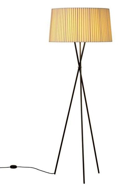 Stojacie Lampa Santa & Cole, stmievateľné, Čierna, Obývacia izba, Kov