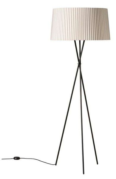 Stojacie Lampa Santa & Cole, stmievateľné, Čierna, Obývacia izba, Kov