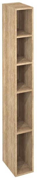 Sapho Sapho, ESPACE otvorená policová skrinka 20x172x32cm, dub Alabama, ESC100-2222
