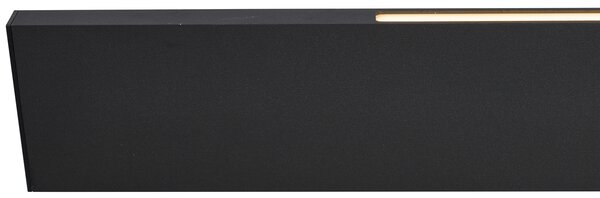Moderné závesné svietidlo čierne vrátane LED 3-stupňové stmievateľné Easylift - Straight