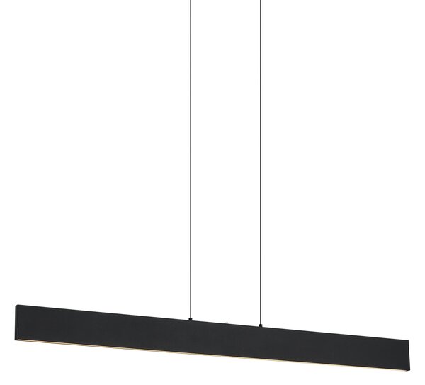 Moderné závesné svietidlo čierne vrátane LED 3-stupňové stmievateľné Easylift - Straight