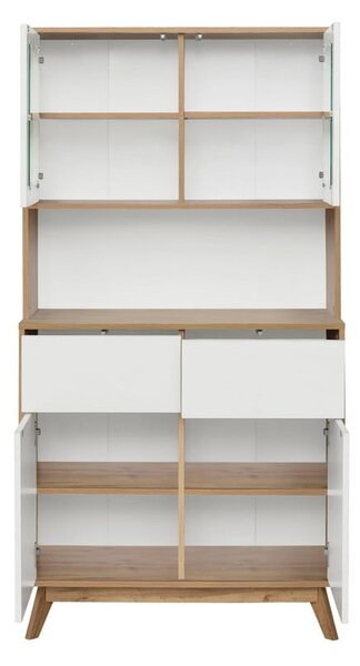 Kredenc v dekore duba v bielo-prírodnej farbe 84x165 cm Skandi – Støraa