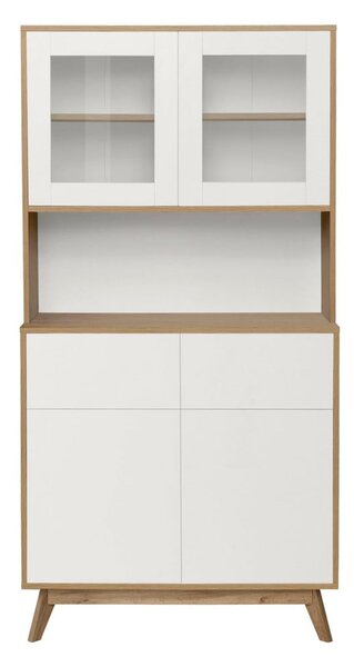 Kredenc v dekore duba v bielo-prírodnej farbe 84x165 cm Skandi – Støraa