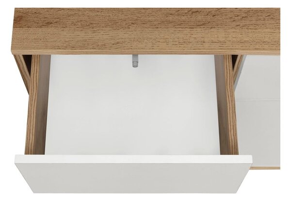 Kredenc v dekore duba v bielo-prírodnej farbe 84x165 cm Skandi – Støraa