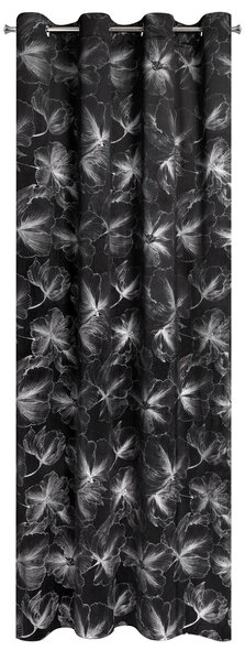 ZATEMŇOVACÍ ZÁVES NA KRÚŽKOCH STELLA 140X250 CM VZOROVANÁ