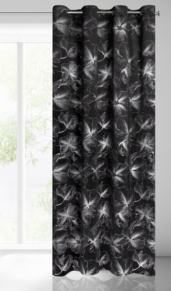 ZATEMŇOVACÍ ZÁVES NA KRÚŽKOCH STELLA 140X250 CM VZOROVANÁ