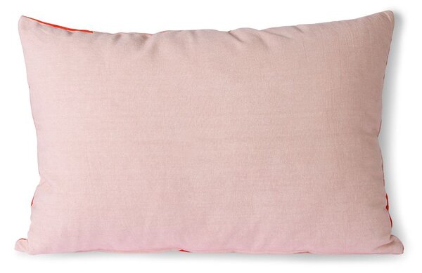 Bavlnený vankúš Velvet Red/Pink 40 × 60 cm