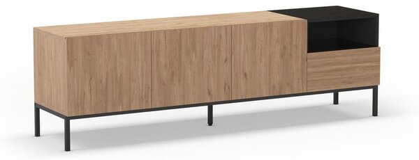 TV stolík v prírodnej farbe 180x55 cm Cailin – Marckeric