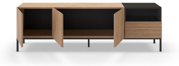 TV stolík v prírodnej farbe 180x55 cm Cailin – Marckeric
