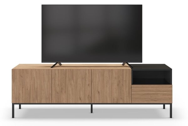 TV stolík v prírodnej farbe 180x55 cm Cailin – Marckeric
