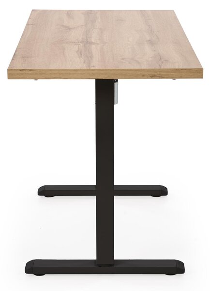 HALMAR Výškovo nastaviteľný stôl B54 120 cm dub artisan/čierny