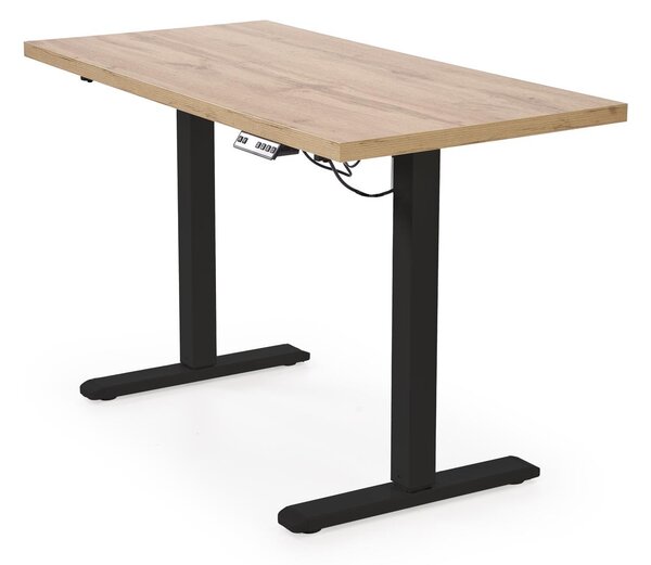 HALMAR Výškovo nastaviteľný stôl B54 120 cm dub artisan/čierny