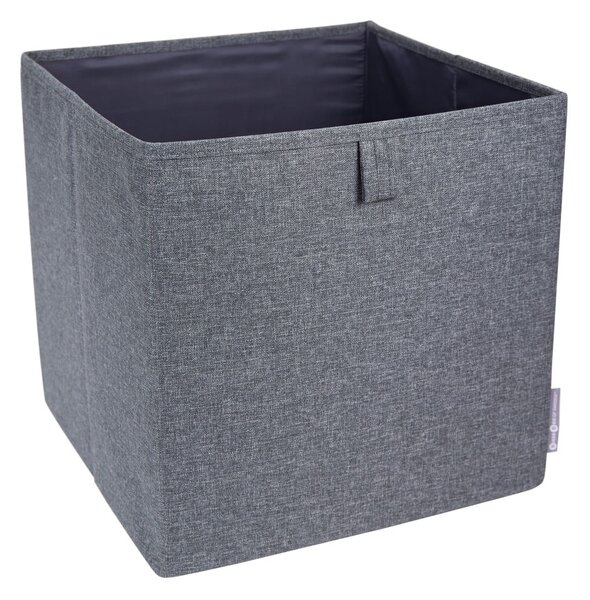 Sivý úložný box Bigso Box of Sweden Cube