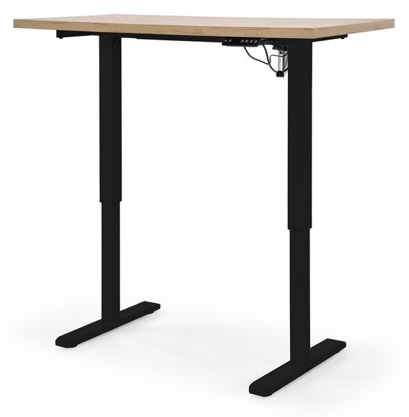 HALMAR Výškovo nastaviteľný stôl B54 120 cm dub artisan/čierny