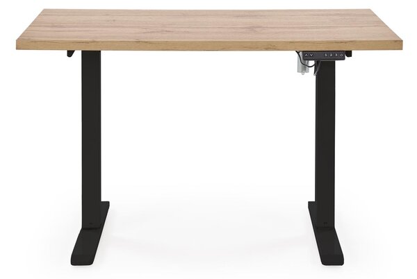 HALMAR Výškovo nastaviteľný stôl B54 120 cm dub artisan/čierny