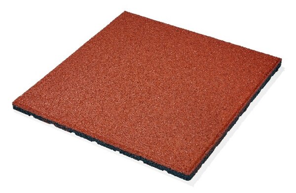 Gumová dlažba MAX3, červená 500x500x25mm
