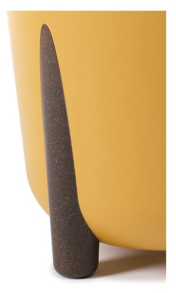 PLASTOVÝ KVETINÁČ MOSS ECO 25X26 CM HORČICOVÁ