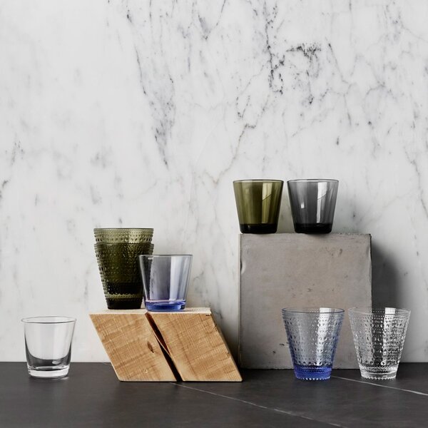 Iittala Poháre Kastehelmi 0,3l, 2ks, modré aqua