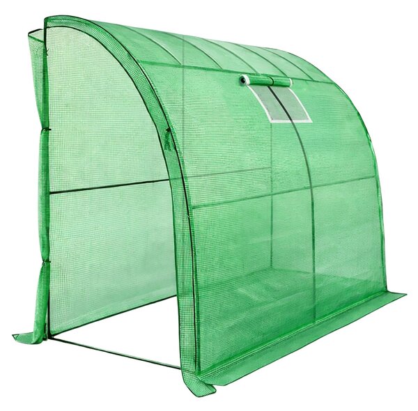Ak furniture Nástenný záhradný fóliovník GOOLDIE 100x200x210 cm zelený