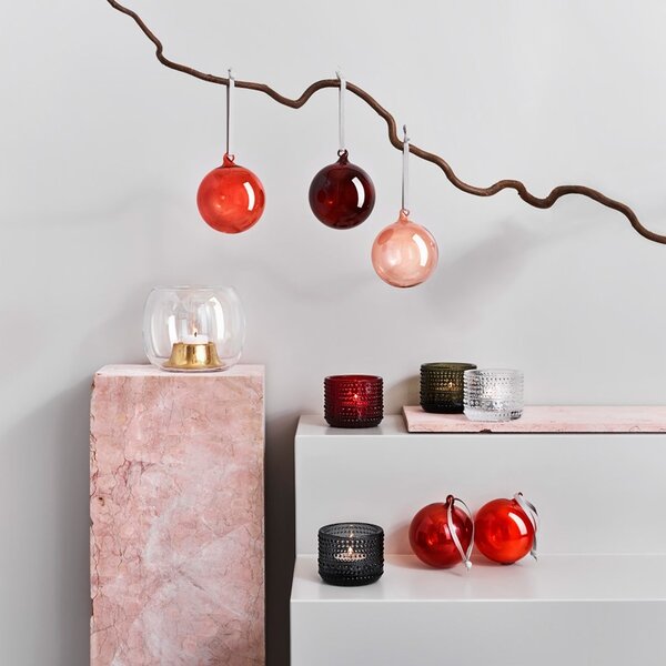 Iittala Vianočné ozdoby 5ks, veľké / červené