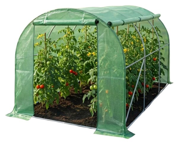 Ak furniture Záhradný fóliovník BEDDIE 200x300x200 cm zelený