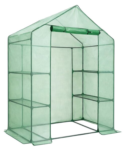 Ak furniture Záhradný fóliovník SOMA 143x73x195 cm zelený