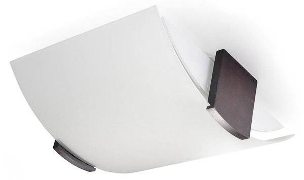 Sollux Stropné svietidlo EMILIO 2xE27/60W/230V biela/wenge SLX0122 + záruka 3 roky zadarmo