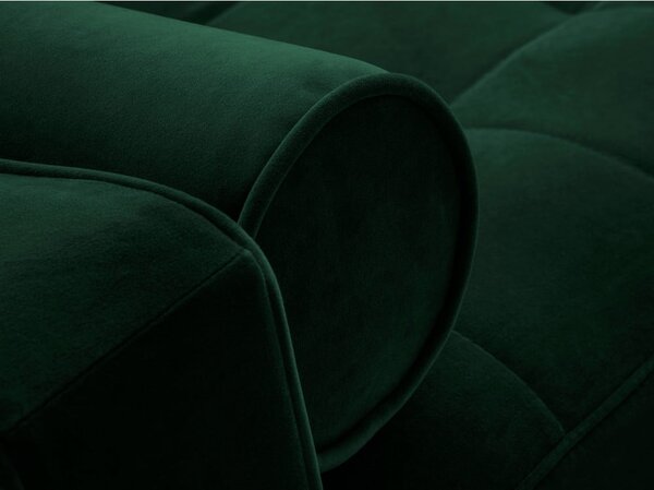 Zelená zamatová rozkladacia pohovka Milo Casa Santo