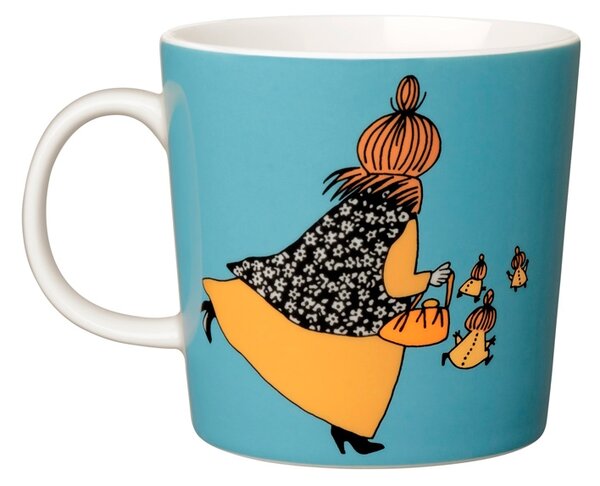 Arabia Hrnček Mymble's mother 0,3l, modrý