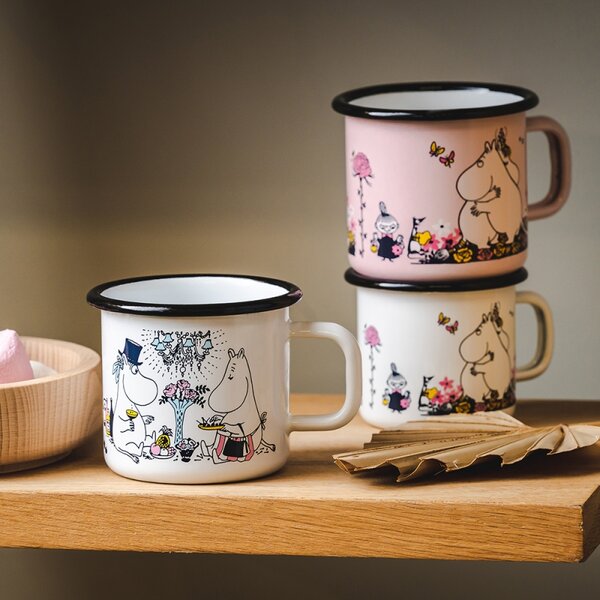 Muurla Hrnček Moomin Hug 0,25l, biely