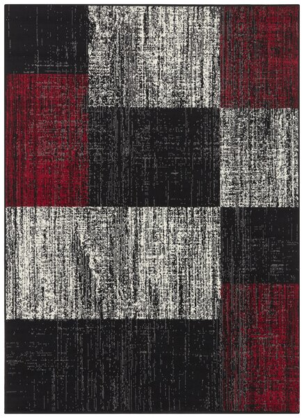 Mujkoberec Original Kusový koberec 104311 Black / Red - 80x150 cm