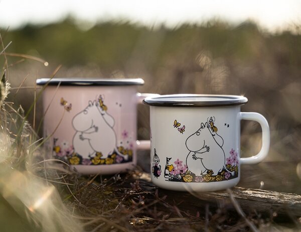 Muurla Hrnček Moomin Hug 0,25l, biely