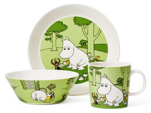 Arabia Hrnček Moomintroll 0,3l, zelený