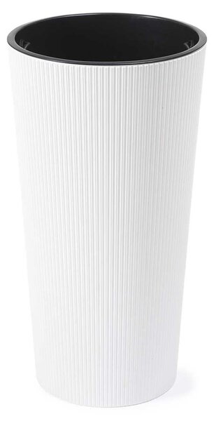 PLASTOVÝ KVETINÁČ URBANIKA ECO 57X29 CM BIELA