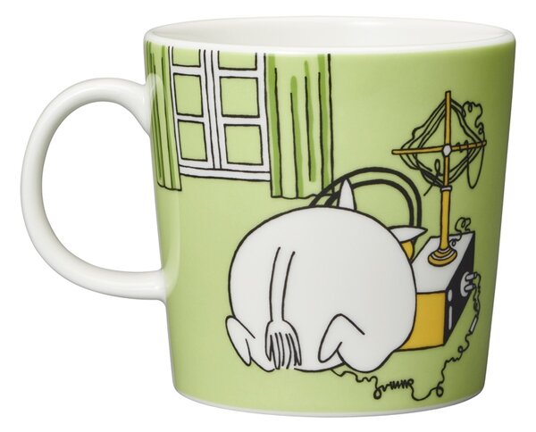 Arabia Hrnček Moomintroll 0,3l, zelený