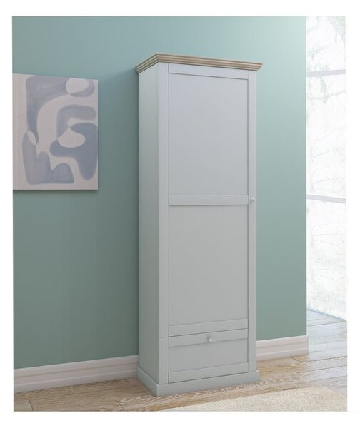 Sivá šatníková skriňa 60x180 cm Binz – Støraa
