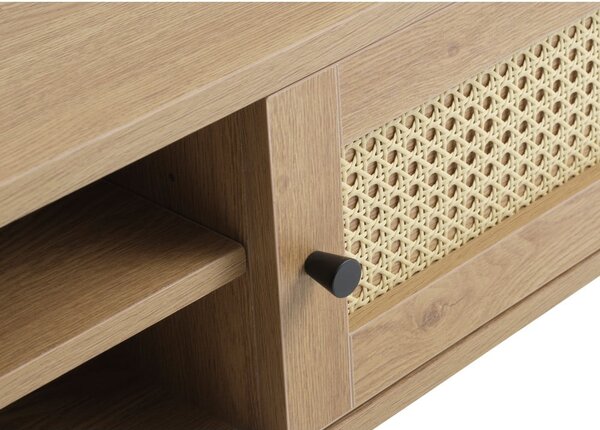 TV stolík v dekore duba v prírodnej farbe 120x43 cm Pensacola – Unique Furniture