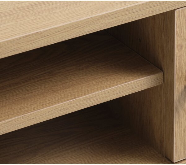 TV stolík v dekore duba v prírodnej farbe 120x43 cm Pensacola – Unique Furniture