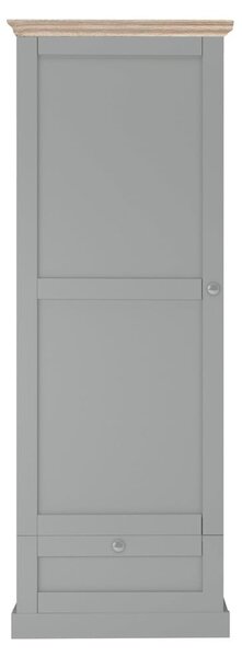Sivá šatníková skriňa 60x180 cm Binz – Støraa
